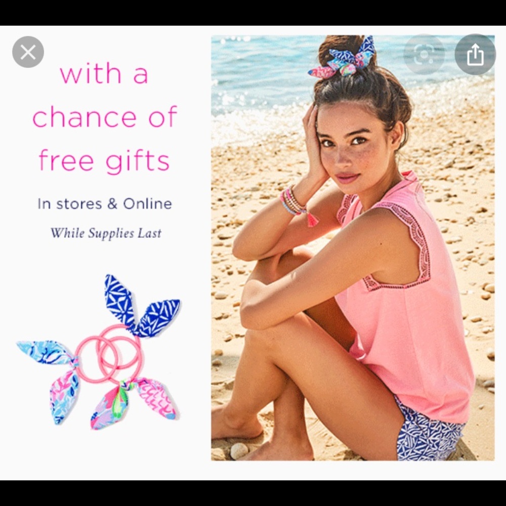 NWT Lilly Pulitzer Hair Ties